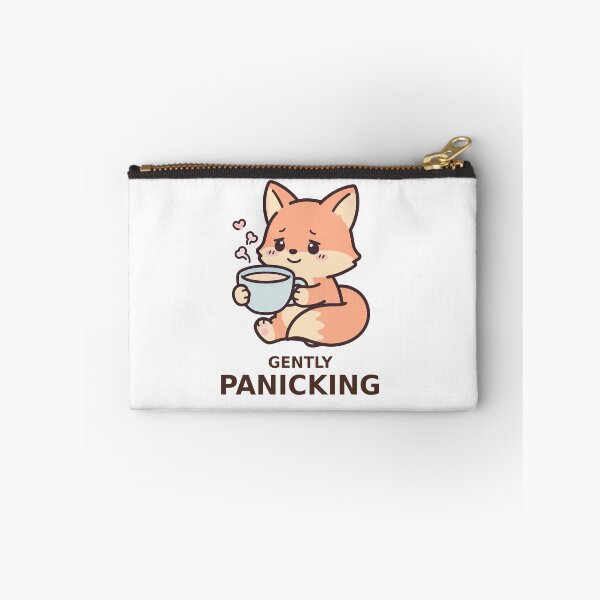 Item preview, Gently Panicking - Kawaii Fox designed and sold by Visual Dept..