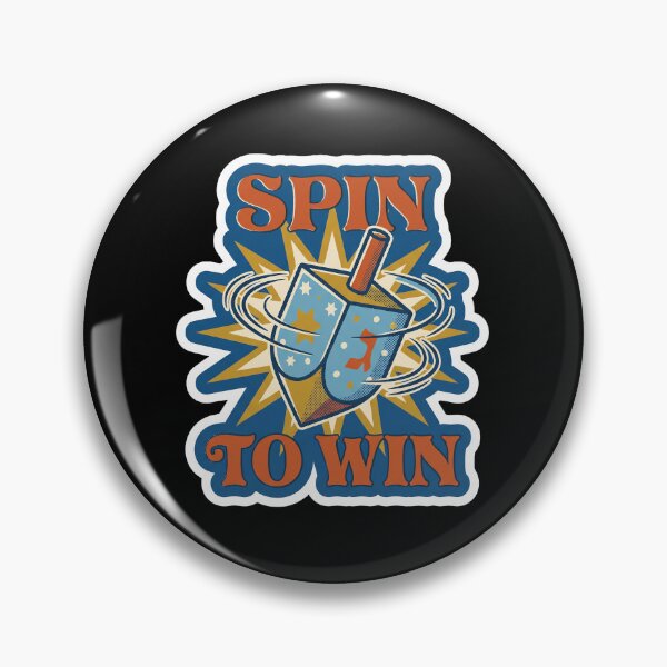 Item preview, Spin to Win — Retro Hanukkah Dreidel Design designed and sold by TheCalmEdit.