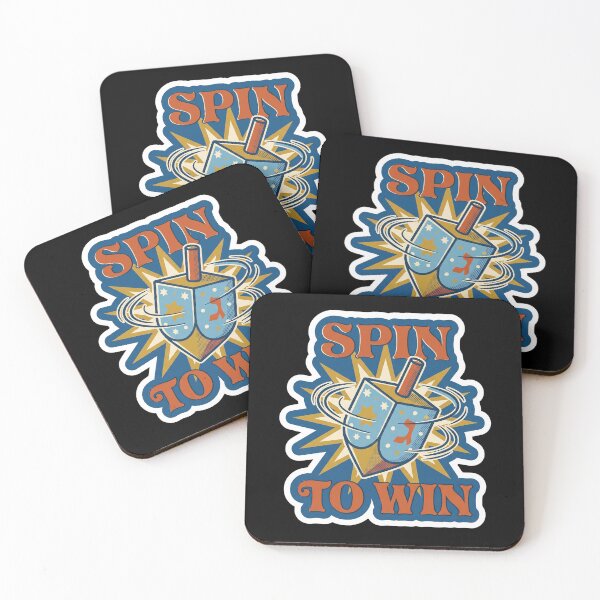Item preview, Spin to Win — Retro Hanukkah Dreidel Design designed and sold by TheCalmEdit.