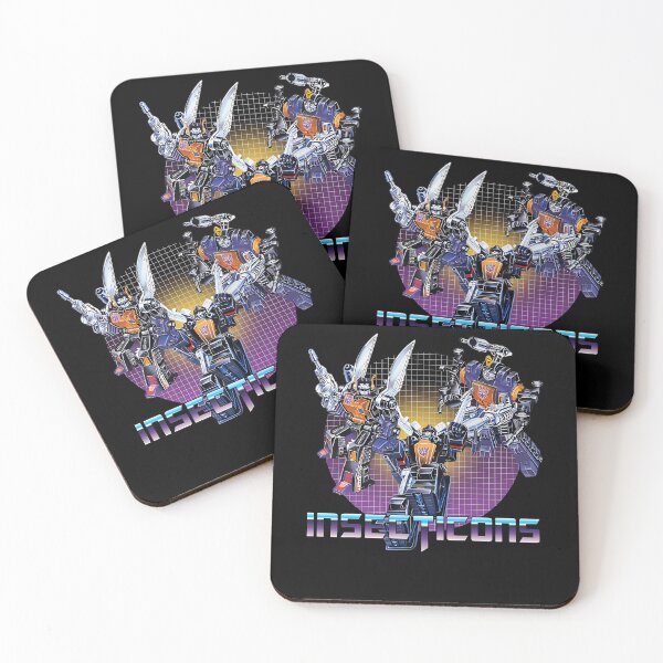Item preview, Trio Of Insectoid Mechanical Warriors In Grid Frame designed and sold by VictoriaShar.