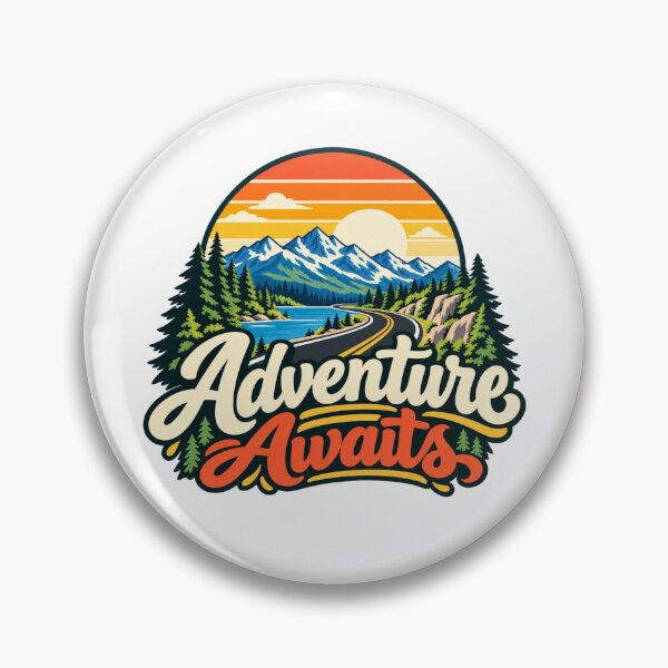 Item preview, Adventure Awaits - Mountain Road Trip designed and sold by Myra365Art.