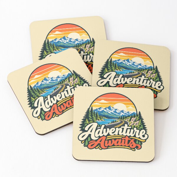 Item preview, Adventure Awaits - Mountain Road Trip designed and sold by Myra365Art.