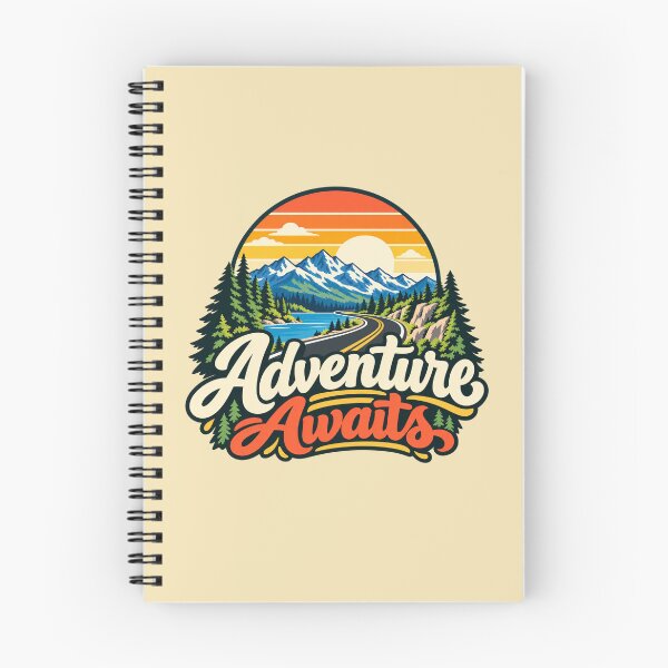 Item preview, Adventure Awaits - Mountain Road Trip designed and sold by Myra365Art.