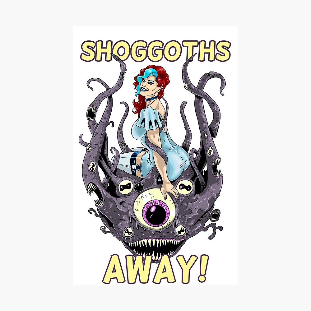 Innsmouth Girls: Shoggoths Away! Art Board Print