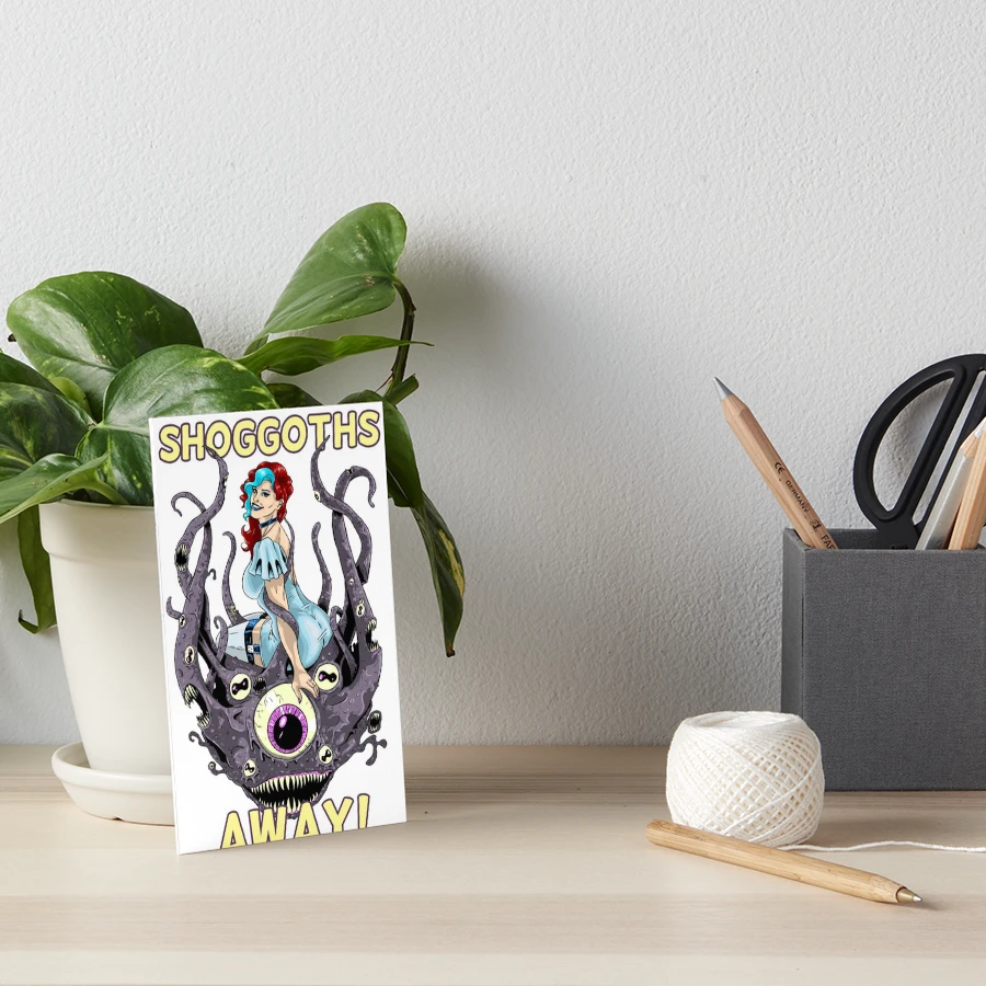 Innsmouth Girls: Shoggoths Away! Art Board Print