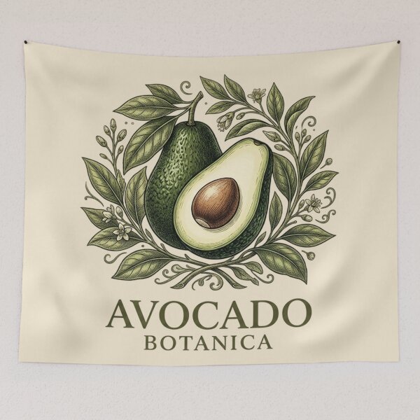 Item preview, Vintage Avocado Botanical Illustration Nature Aesthetic designed and sold by LenNo9881.