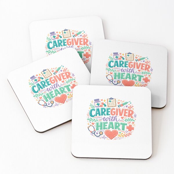 Item preview, Caregiver With Heart Healthcare Worker Nurse Medical Appreciation Design designed and sold by inkoutninja.