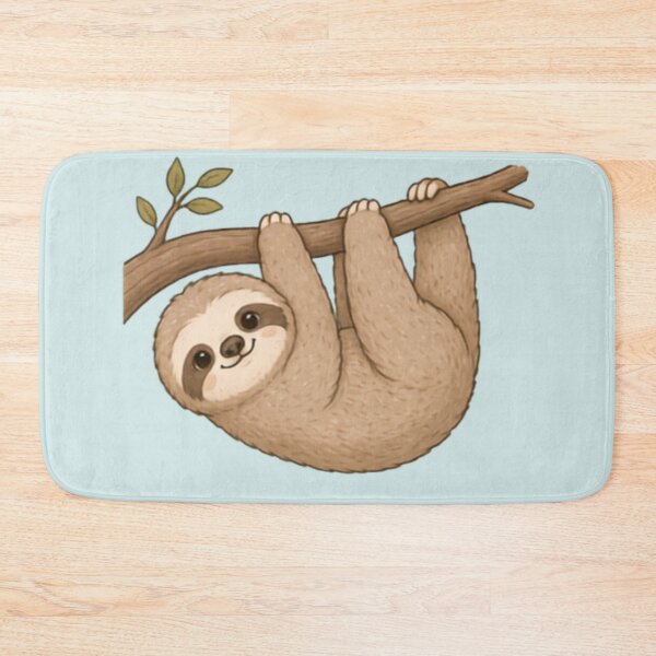 Item preview, Hanging Around Sloth designed and sold by MellowMunchkins.