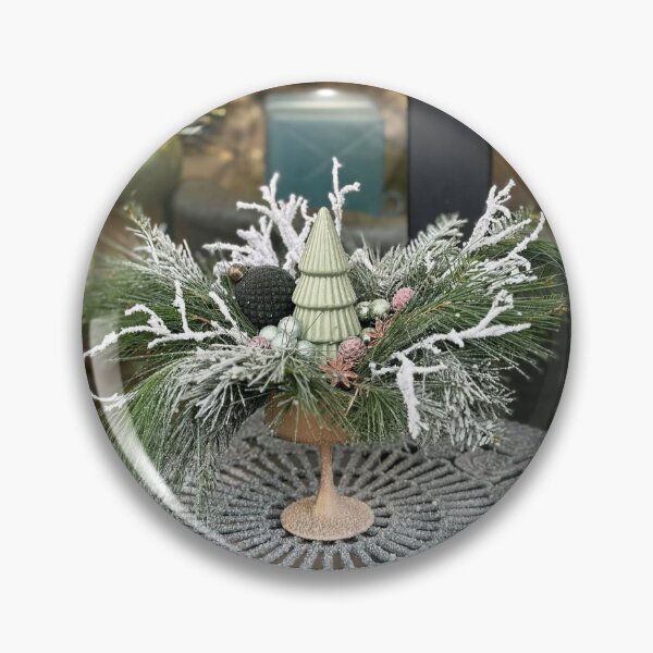 Item preview,  Elegant Winter Wonderland Christmas Centerpiece of Minimalist Sage Green Christmas Tree Holiday Card designed and sold by Ingr1d-M3deea.