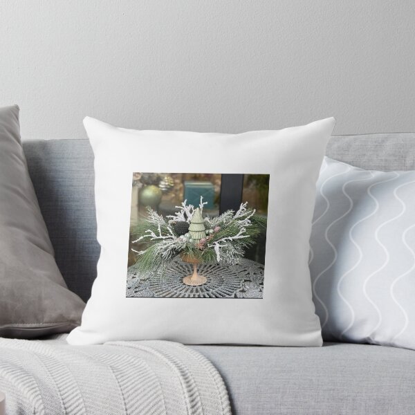 Item preview,  Elegant Winter Wonderland Christmas Centerpiece of Minimalist Sage Green Christmas Tree Holiday Card designed and sold by Ingr1d-M3deea.