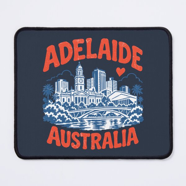 Item preview, Adelaide Australia Retro City designed and sold by HowToCanadian.