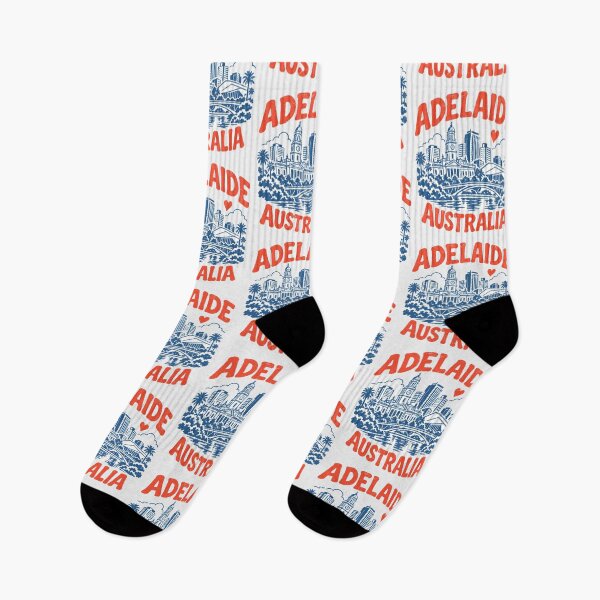 Item preview, Adelaide Australia Retro City designed and sold by HowToCanadian.