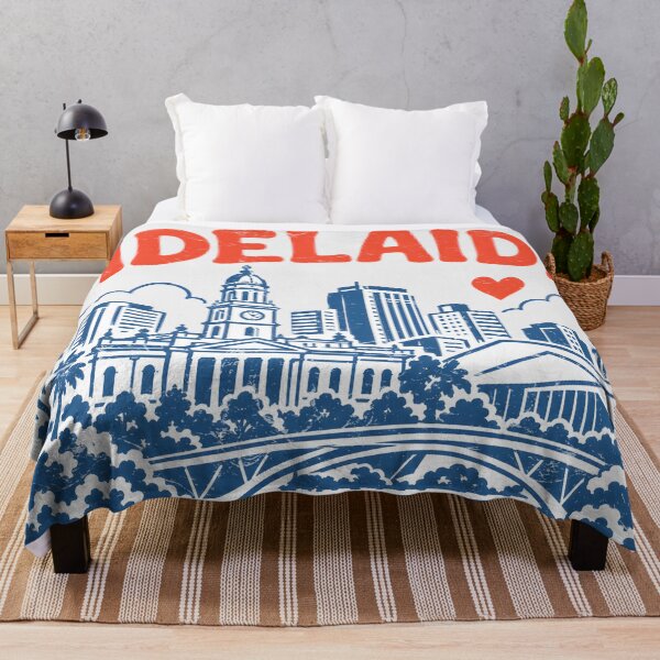 Item preview, Adelaide Australia Retro City designed and sold by HowToCanadian.