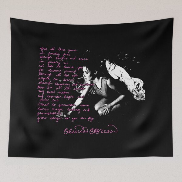 Item preview, Silhouette Lyrics Indie Pop Singer designed and sold by GuadalupeDecker.