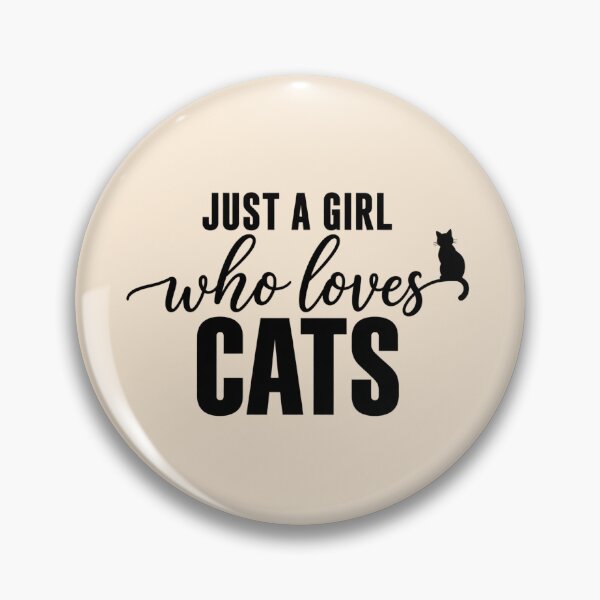 Item preview, Juat A Girl Who Love Cat Quote Kitten Silhouette designed and sold by Yellowriversss.