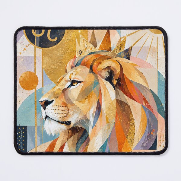 Item preview, Leo Zodiac Painting – Colourful Lion Astrology Artwork designed and sold by GalleryKauffeld.