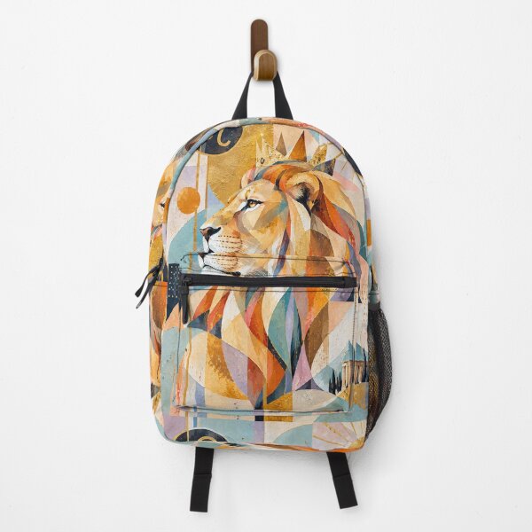 Item preview, Leo Zodiac Painting – Colourful Lion Astrology Artwork designed and sold by GalleryKauffeld.