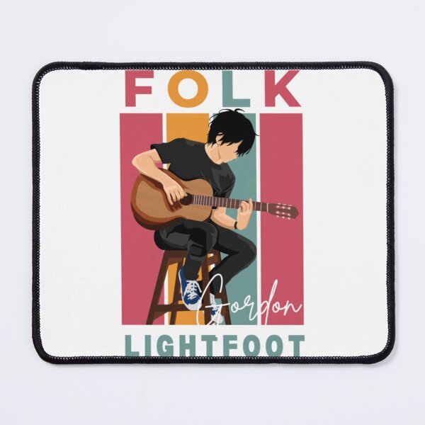 Item preview, Gordon Lightfoot Retro Folk Guitar Graphic designed and sold by ClevelaSchmitt.