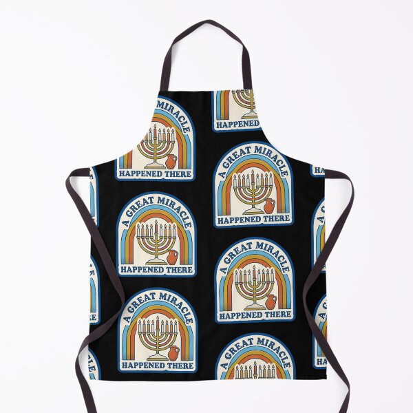 Item preview, Retro Hanukkah Menorah — A Great Miracle designed and sold by TheCalmEdit.