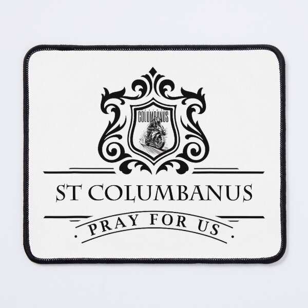 Item preview, St Columbanus Patron Saint of Motorcyclists Motorcycles  designed and sold by geronkagogo.