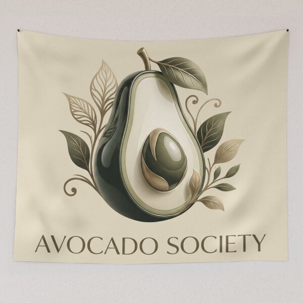 Item preview, Avocado Society Vintage Botanical Elegant Illustration designed and sold by LenNo9881.