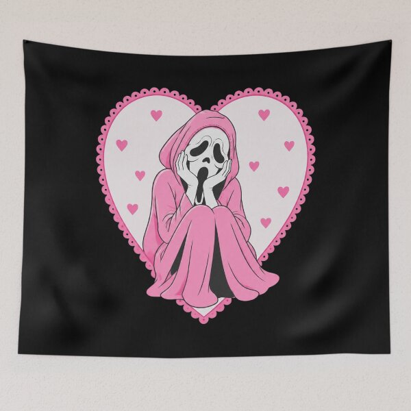 Item preview, Ghostface Pink Heart designed and sold by JamiesWebb.