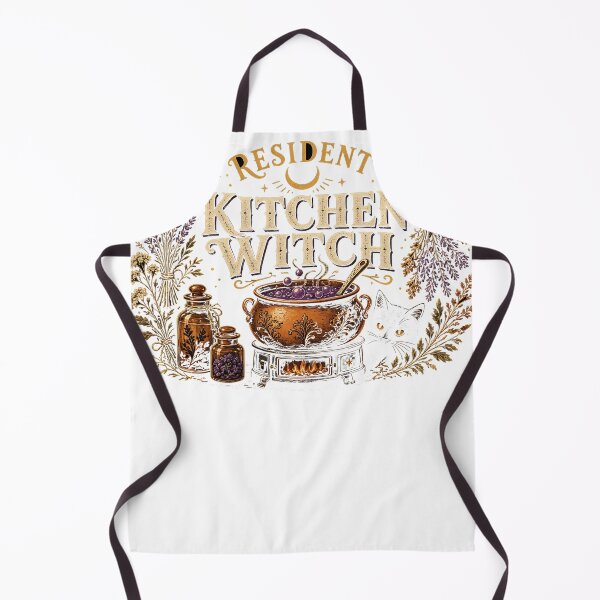 Item preview, Resident Kitchen Witch Witchy Cottagecore Halloween designed and sold by HappyVibration.
