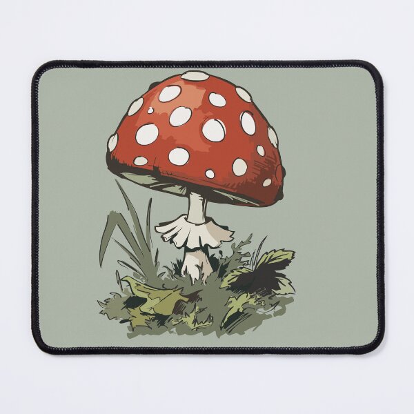 Item preview, Cute Cartoon Red Headed Toadstool Mushroom designed and sold by vivendulies.