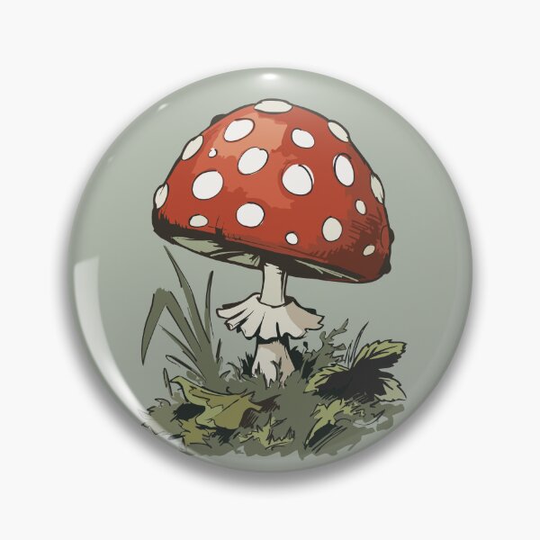 Item preview, Cute Cartoon Red Headed Toadstool Mushroom designed and sold by vivendulies.