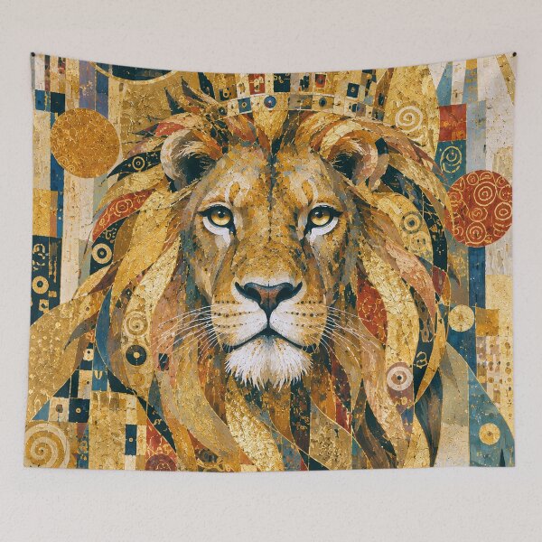 Item preview, Leo Zodiac Sign Painting – Colourful Astrology Artwork designed and sold by GalleryKauffeld.