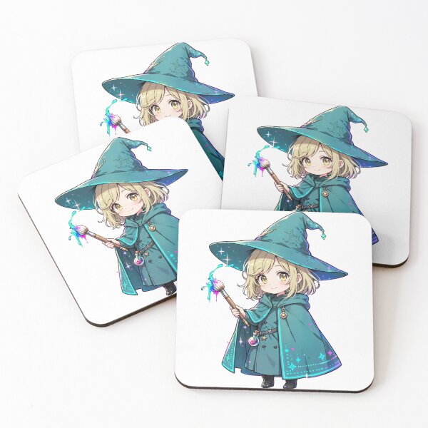 Item preview, Coco Neon Glow Sticker - Witch Hat Atelier Fan Art designed and sold by Lesley D.