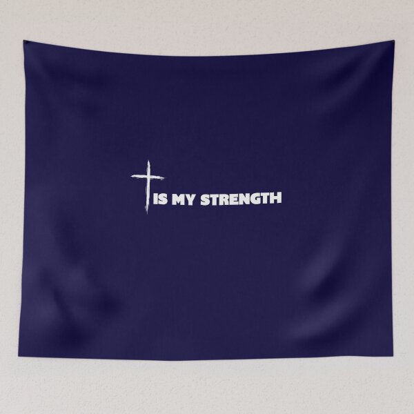 Item preview, HE IS MY STRENGTH! CHRISTIAN APPAREL designed and sold by VFamDesigns.