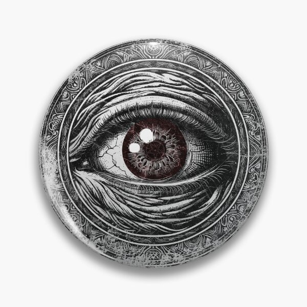 Item preview, Gothic Evil Eye Illustration Dark Rune Art designed and sold by Ghoul Enterprises.