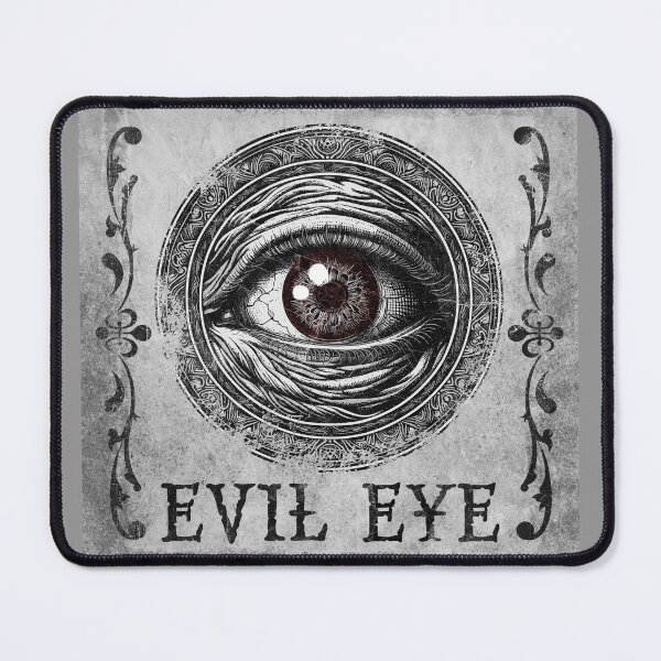 Item preview, Gothic Evil Eye Illustration Dark Rune Art designed and sold by Ghoul Enterprises.