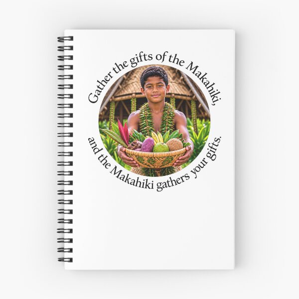 Item preview, Hawaii Joy Proverb - Gather the gifts of the Makahiki | Pacific Art designed and sold by ShakaLife.org.