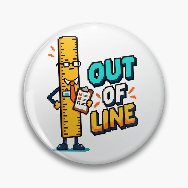 Item preview, OUT OF LINE designed and sold by BRIGHT BITS BOUTIQUE.