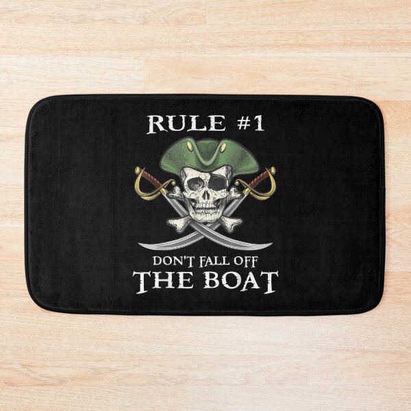Item preview, Rule #1 Don't Fall Off The Boat Cruise Pirate Party Gift  designed and sold by Suzu Comena.