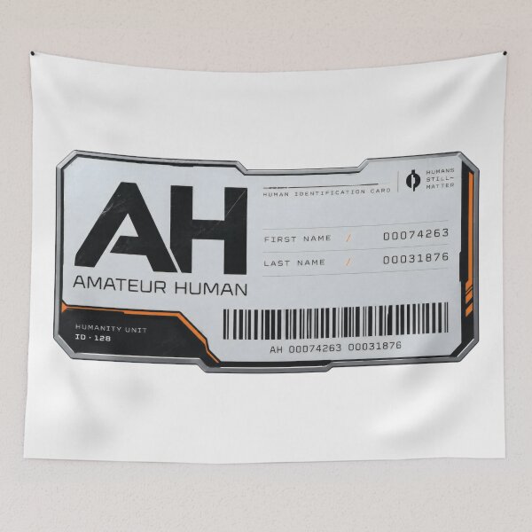 Item preview, Amateur Human — Human ID designed and sold by Azagthoth.
