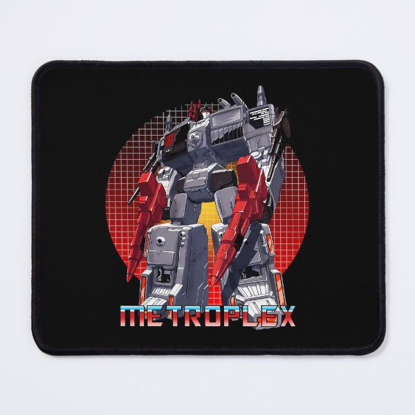 Item preview, Giant Grey And Red Armored City Robot With Shoulder Cannons designed and sold by LouieRoger.