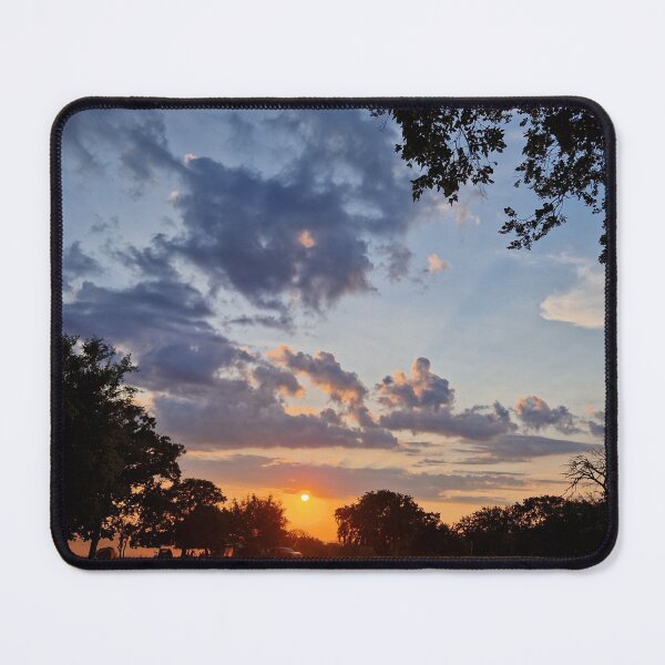Item preview, Golden Hour Sunset Landscape Greeting Card of Serene Countryside Sun Rays Nature Photography designed and sold by Ingr1d-M3deea.