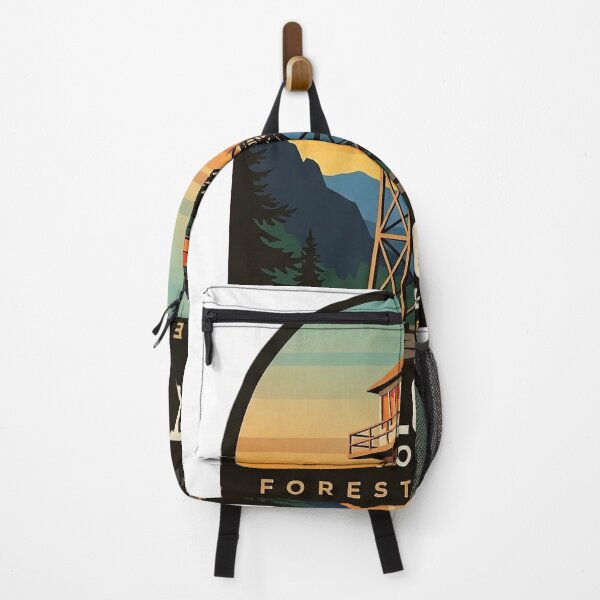 Item preview, Fire Lookout Tower Sticker - Vintage WPA Forest Service Summit Badge designed and sold by DetourDgn.