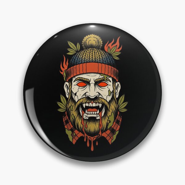 Item preview, Halloween Monster Lumberjack Paul Bunyan Tattoo designed and sold by Fictional Ink Society.