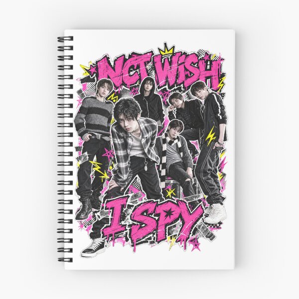 Item preview, NCT WISH I SPY Punk Pop Group Art designed and sold by Valeree Store.