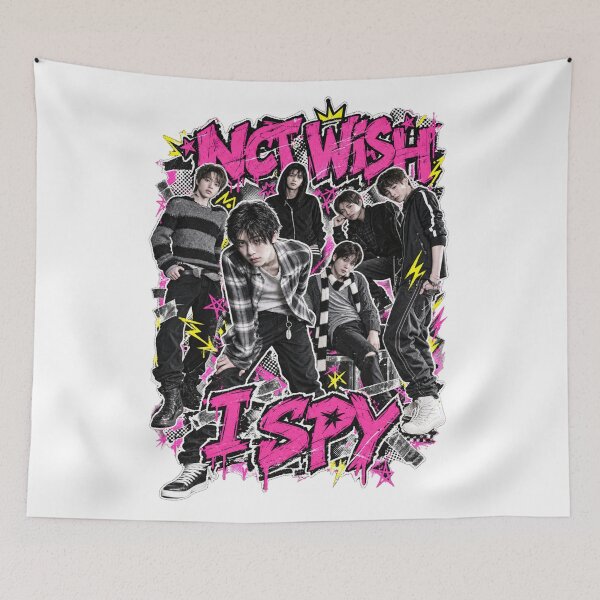 Item preview, NCT WISH I SPY Punk Pop Group Art designed and sold by Valeree Store.