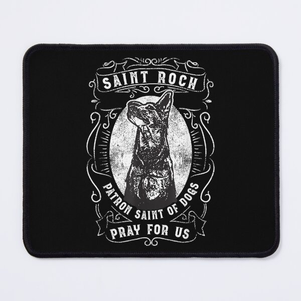 Item preview, St Roch Dog Patron Saint of Dogs Pet Lovers Catholic Prayer designed and sold by geronkagogo.