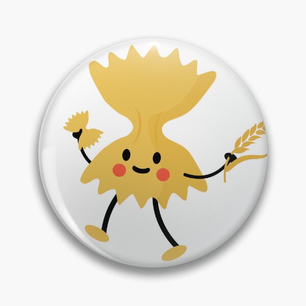 Item preview, Cute Pasta Character with Wheat Spike Illustration designed and sold by paolboa.