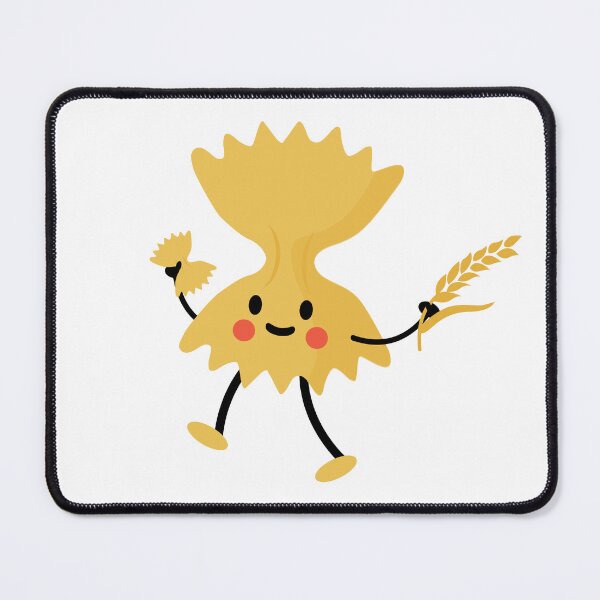 Item preview, Cute Pasta Character with Wheat Spike Illustration designed and sold by paolboa.