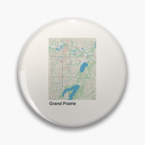 Item preview, Grand Prairie Minimalistic Map Art designed and sold by MapsNerd.