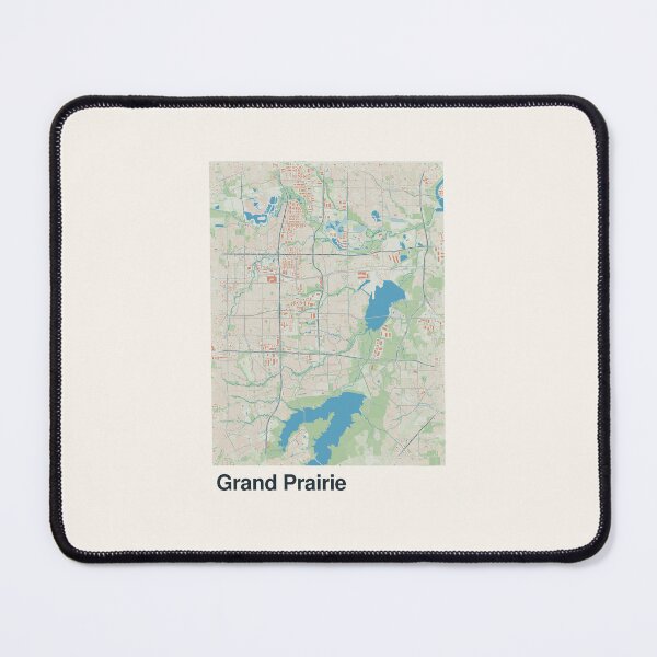 Item preview, Grand Prairie Minimalistic Map Art designed and sold by MapsNerd.