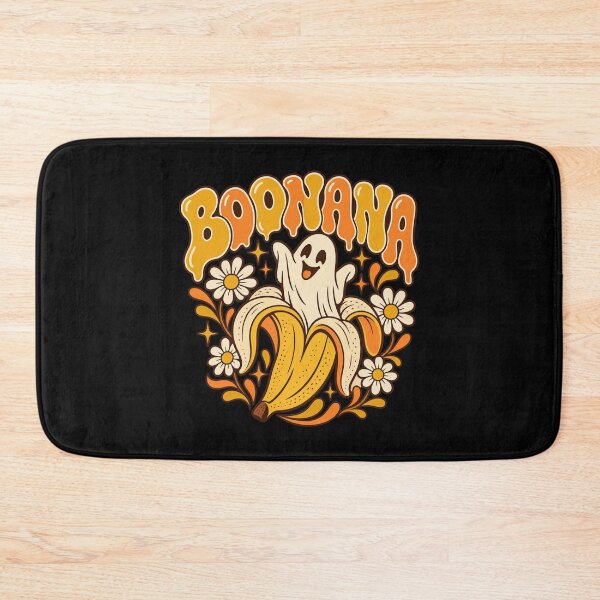 Item preview, Boonana Banana Ghost 70s Groovy Daisy Flower Fruit Artwork designed and sold by Aqouiatiqe.
